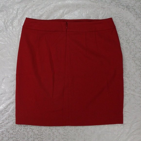 LOFT Outlet Red Skirt NWT Size 6 - Picture 6 of 9